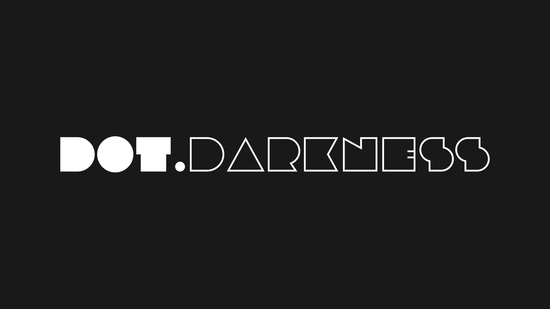 The banner dot.darkness logo